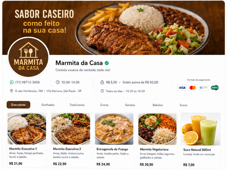 Modelo Marmita da Casa