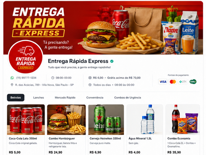 Modelo Entrega Rápida Express